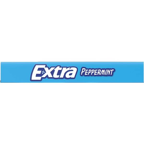 Extra Single Serve Peppermint Gum 15 Pieces, PK120